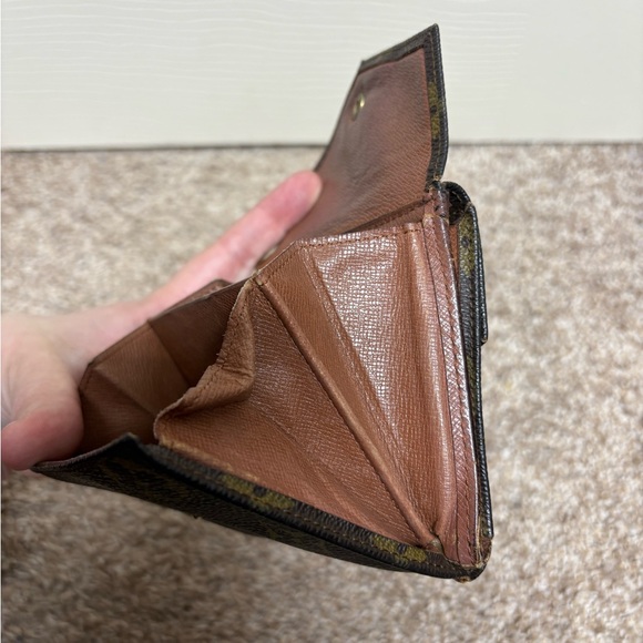 Louis Vuitton LV Vintage monogram double sided snap bifold snap wallet authentic - Picture 9 of 17